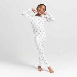 Skims Kids Sleep Set In Marble Heart Banner